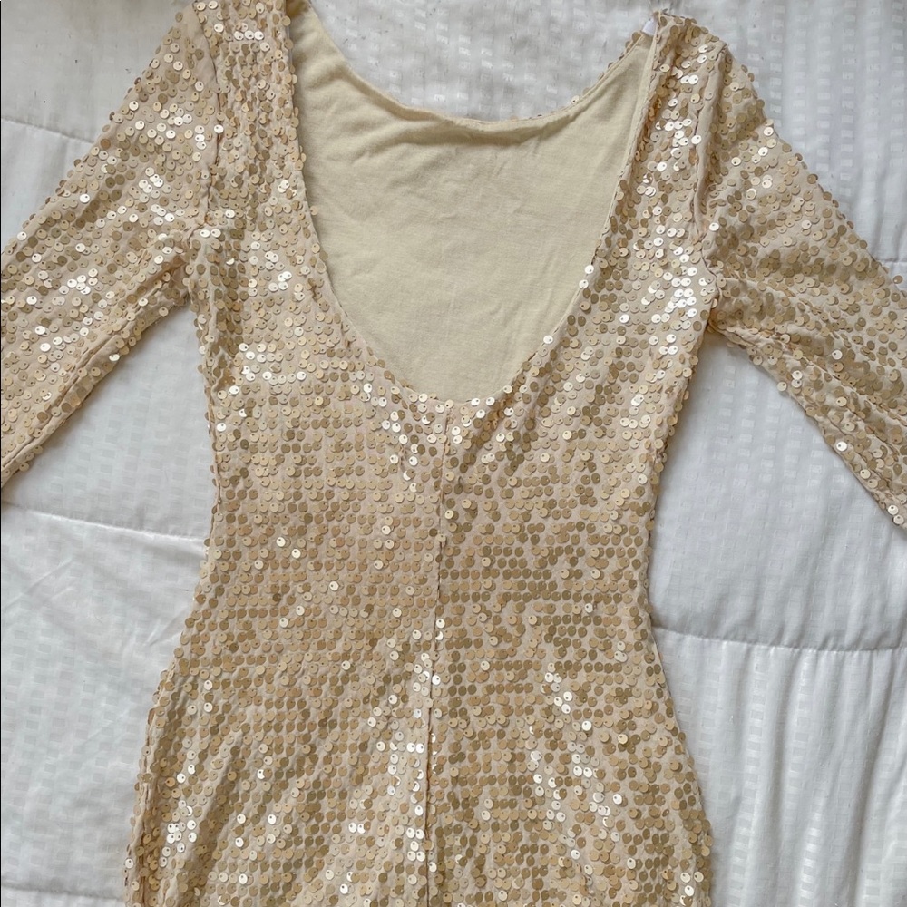 Glittery Gold Dress